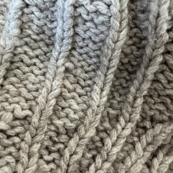 Cabi Sweater Vest Size Large Boho Textured Chunky Knit Beige Long Open Front - Picture 8 of 12